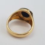 Dámsky prsteň obyčajný s kamienkom (65mm)